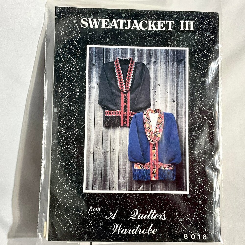 Sweatjacket III Pattern A Quilters Wardrobe Uncut Cardigan